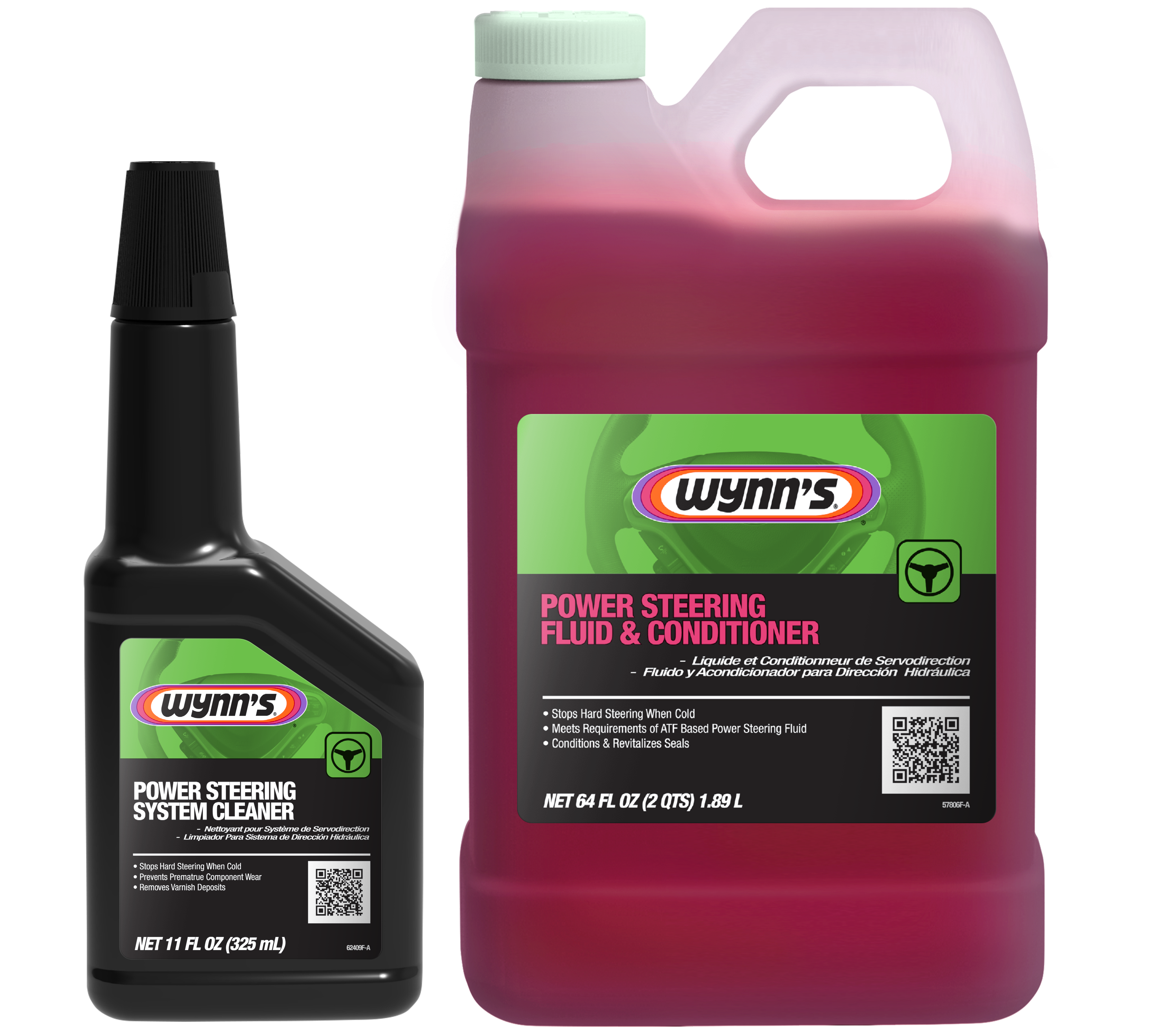 Wynn's 2-Step Power Steering Service Kit - RED | Container: 2 Part Kit | Shipped as: Case of 4 x 2 Part Kit - Power Steering